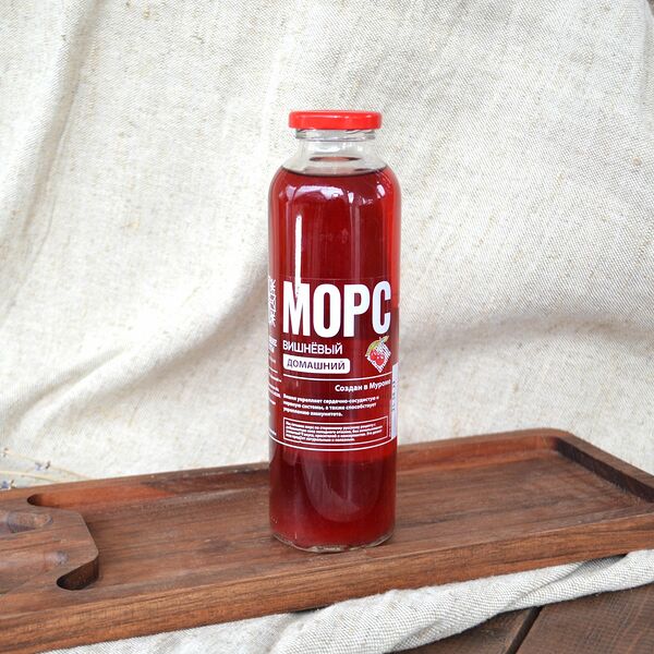 Морс вишневый домашний, 500мл