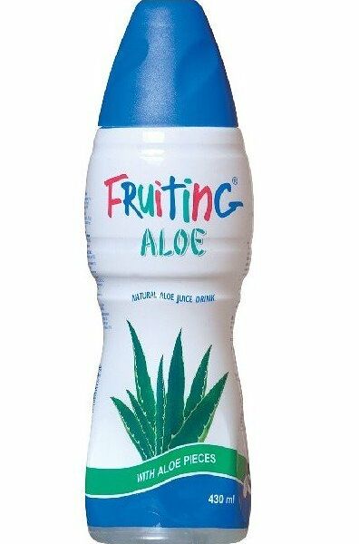 Напиток безалкогольный сокосодержащий из натурального сока алоэ с кусочками алоэ ТМ Fruiting (Фрутинг) 430мл