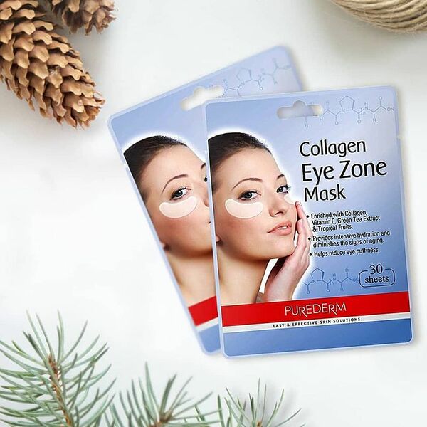Патчи для области под глазами PUREDERM коллагеновые, 30шт, 25 г