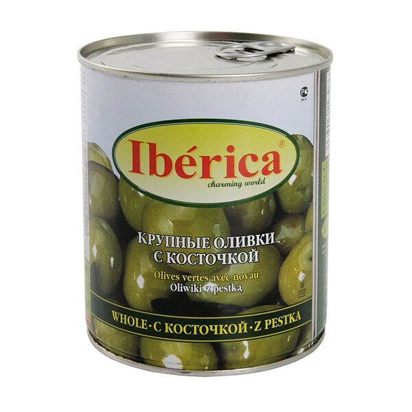 Оливки Iberica крупные с косточкой