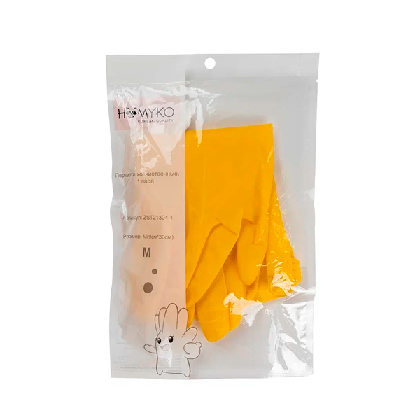 Перчатки хозяйственные Homyko M 1 пара