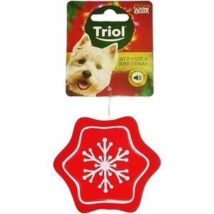 Игрушка Triol Снежинка для собак 85мм