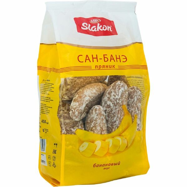 Пряники Сан-Банэ Slakon Банановый вкус