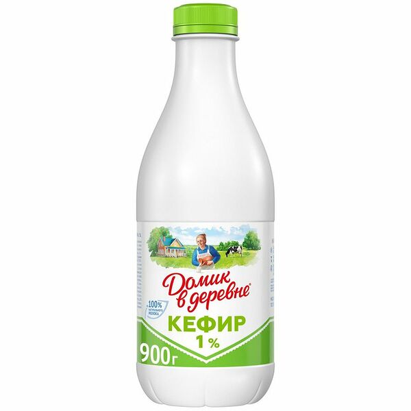 Кефир Домик в деревне 1%, 900мл
