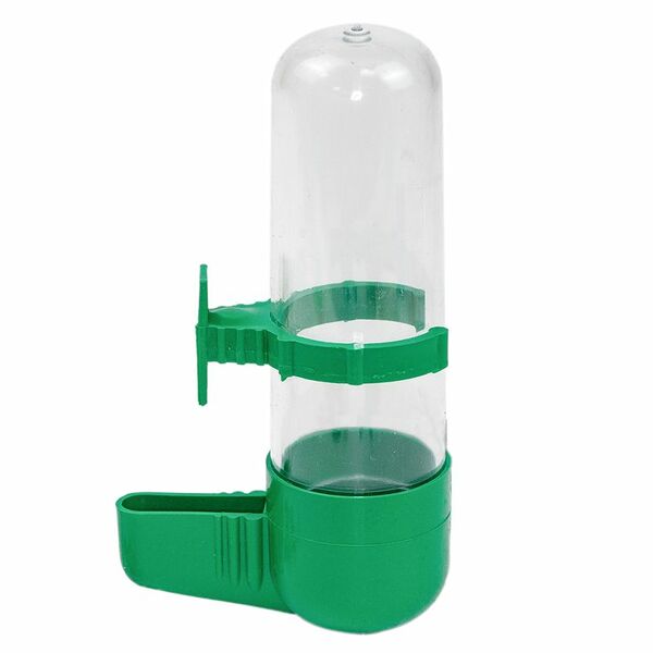 HOMEPET Поилка для птиц пластиковая матовая изумрудная 75мл