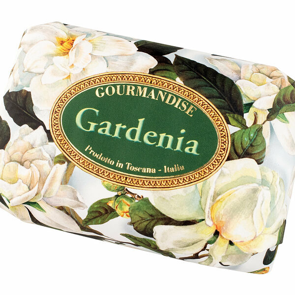 GOURMANDISE Мыло натуральное парфюмированное Гардения, 200 г