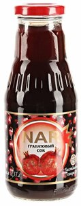 Сок Nar Гранат прямого отжима без сахара в Магнит со скидкой –21%