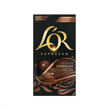 

Кофе L'Or Espresso Chocolate с ароматом шоколада в капсулах 10 шт 52 г