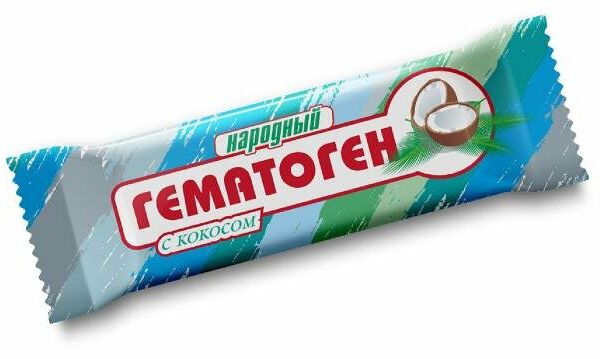 Гематоген Народный с кокосом 40 г 