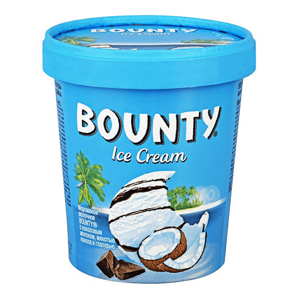 Мороженое Bounty Молочное с кокосом 272г