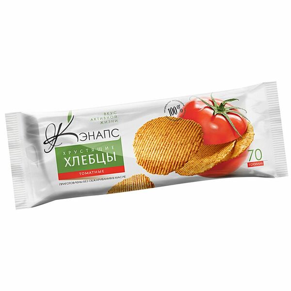 Хлебцы хрустящие Кэнапс томатные