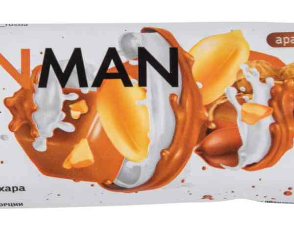 Батончик протеиновый Ironman Protein Bar Арахис-карамель