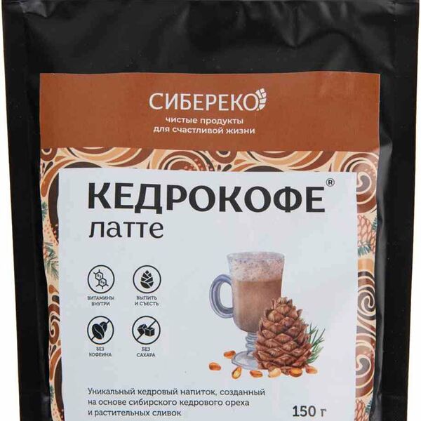 Напиток растворимый Сибереко Кедрокофе Латте