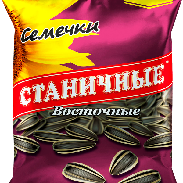 Семечки подсолнечника Станичные полосатые без соли