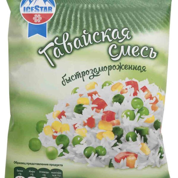Смесь овощная быстрозамороженная Icestar Гавайская