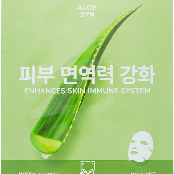 Маска для лица KuMiHo тканевая с экстрактом алоэ