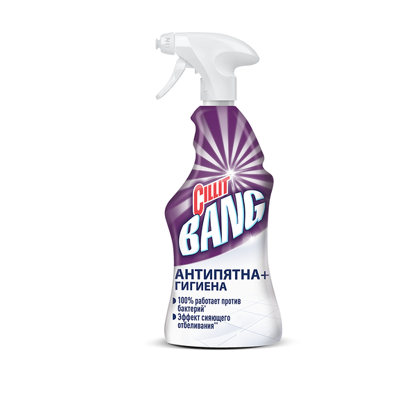 Средство чистящее антиПятна и гигиена спрей ТМ Cillit Bang (Силит Бэнг)