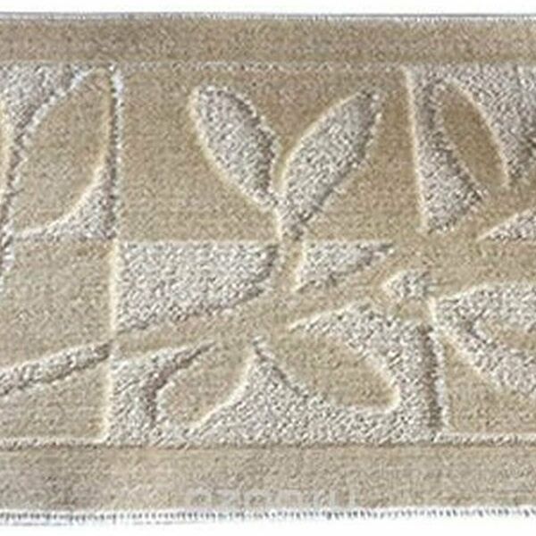 Коврик для ванной комнаты Dasch Дорофей Лавр 50х80 см ворсовый бежевый