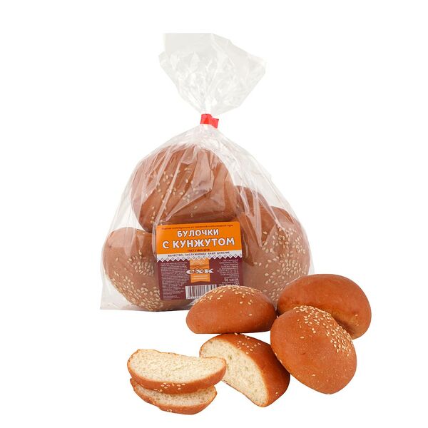 Булочки Сарапульский хлебокомбинат с кунжутом, 4 шт.