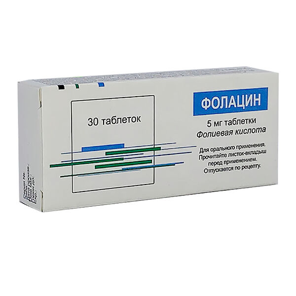 Фолацин DHT 5мг N30