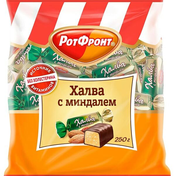 Халва Рот Фронт с миндалем 250г