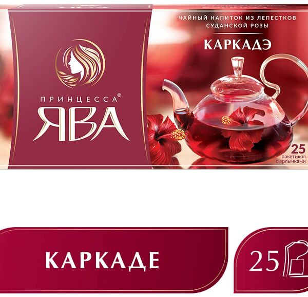Напиток чайный Принцесса Ява Каркадэ 25*1.5г