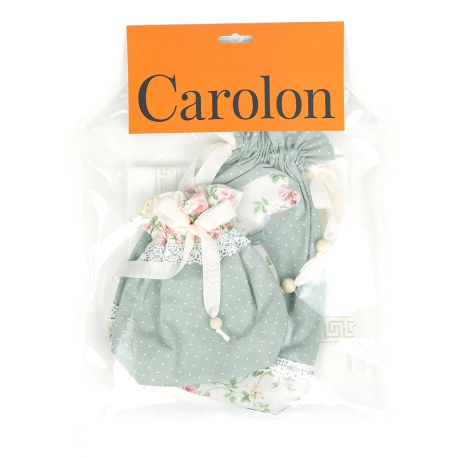 

Набор текстильный Carolon мешочек + салфетка + сумка пасхальный подарочный, Россия