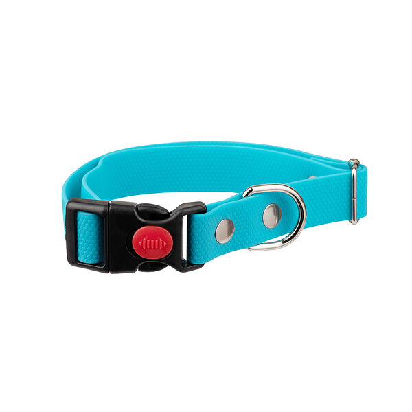 Ошейник биотан XL многоразмерный с фиксатором 25 40-65 см голубой