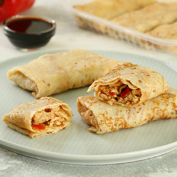 Блинчики с курицей Терияки МясновЪ Шеф-повар вес