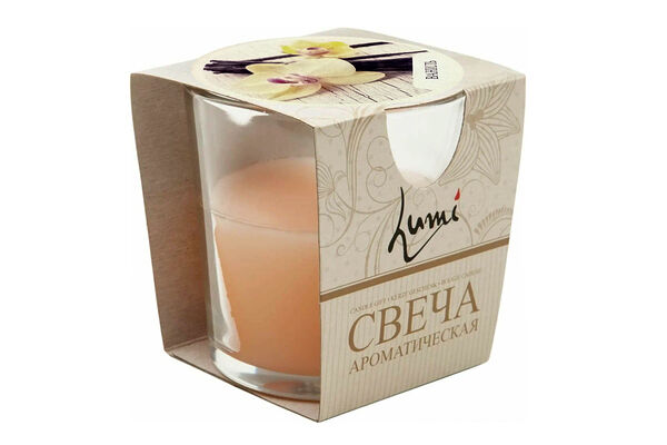 Свеча ароматическая в стакане Ваниль _РП