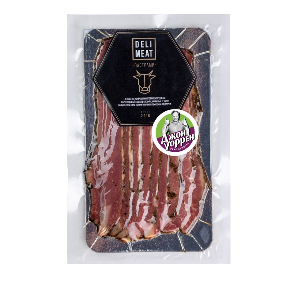 

Пастрами DELI MEAT в сервировочной нарезке