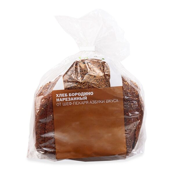 Хлеб «Бородино» нарезанный, «Просто Азбука»