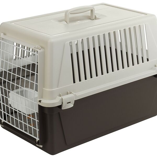 Ferplast переноска Atlas 30 (с ковриком и поилкой) для кошек и собак 60 x 40 x 38 см.