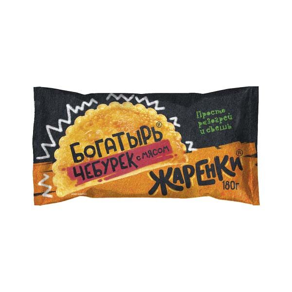 Чебурек Богатырь Жаренки 180гр с Мясом зам пакет