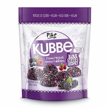 

Снеки KUBBE из финика с лесными ягодами (веган) 92г, Турция