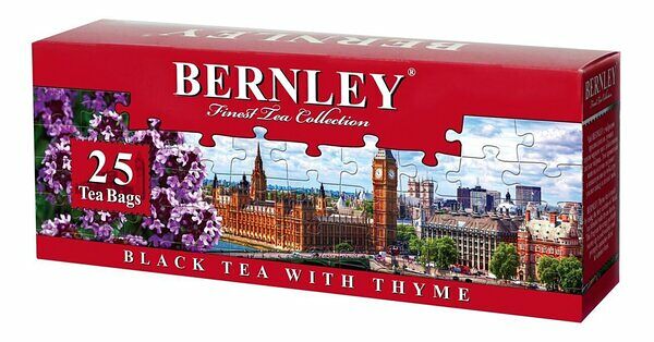 Чай черный Bernley с чабрецом, 25х1,5 г, 3
