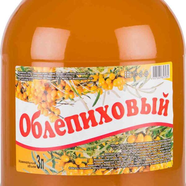 Нектар облепиховый Тихвинский уездъ