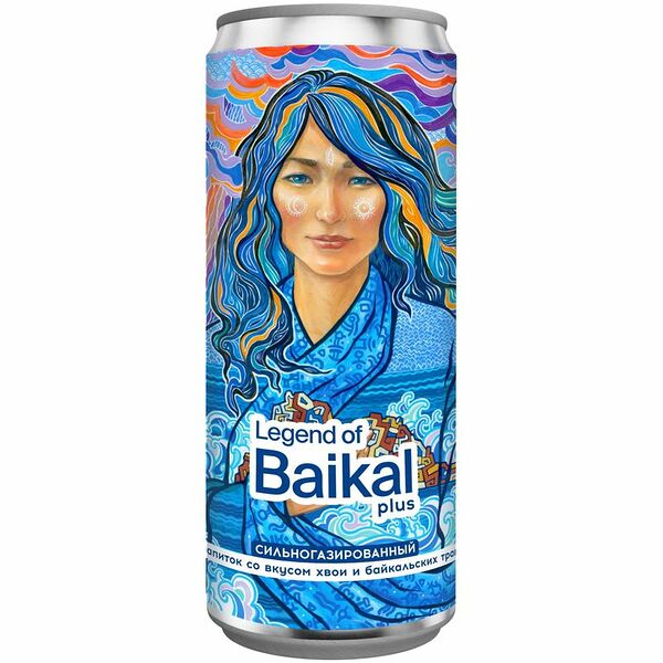 Напиток Legend of Baikal Siberian drink газированный, дизайн в ассортименте