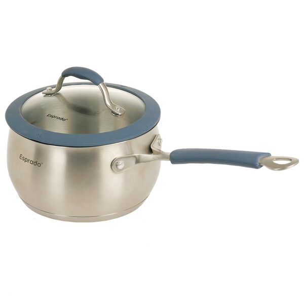 Ковш с крышкой Esprado El Unico, 2 л, индукция, нерж. сталь