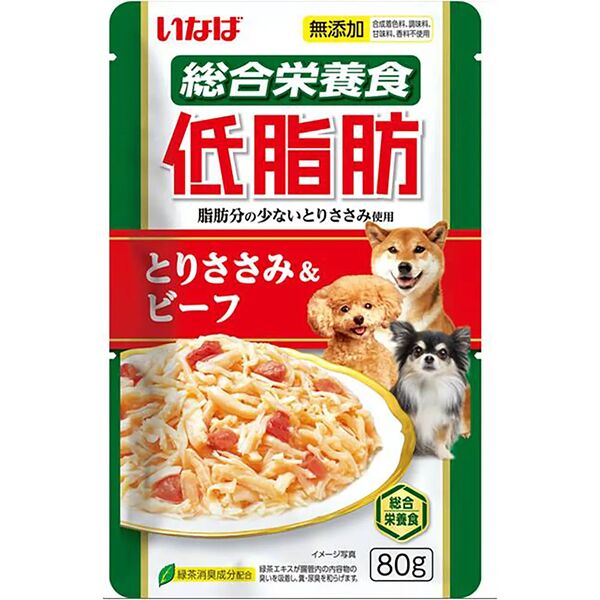 Влажный корм для собак Inaba Teishibo Куриное филе с говядиной в желе 80г