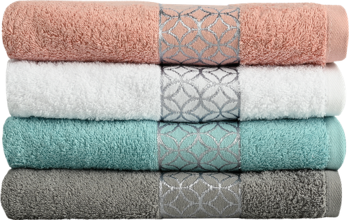 

Полотенце махровое Homeclub 30х50 см, с бордюром, арт. 529693/1/1 цвет в ассортименте