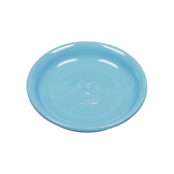 NOBBY Миска для животных 14x2см керамика голубая