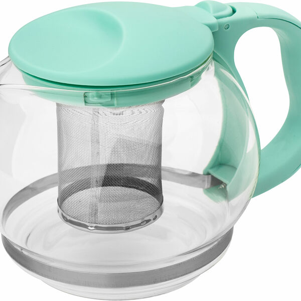 Чайник Флорин Tea Time стеклянный заварочный 1.25л