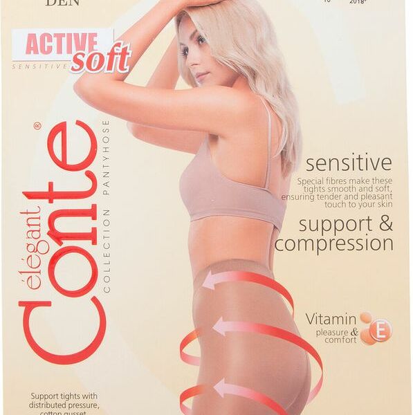 Колготки женские Conte Active Soft 40 den natural 5