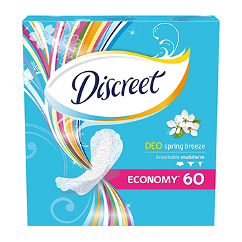 

Ежедневные прокладки Discreet Spring Breeze Multiform Deo 60 шт
