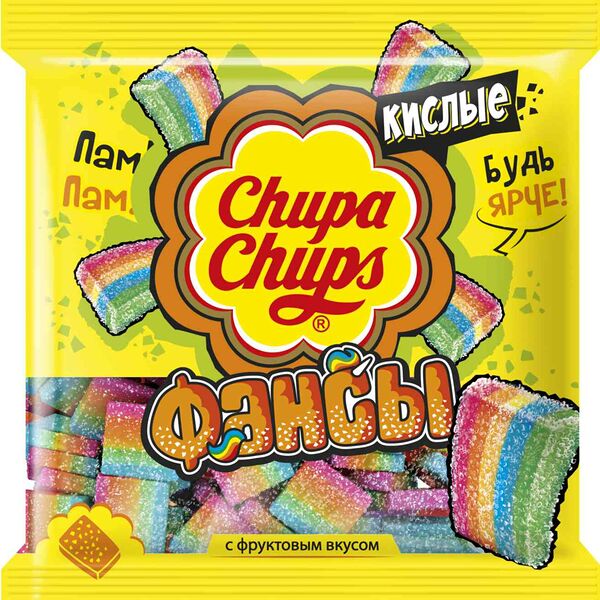 Мармелад жевательный Chupa Chups Sour Belts mini