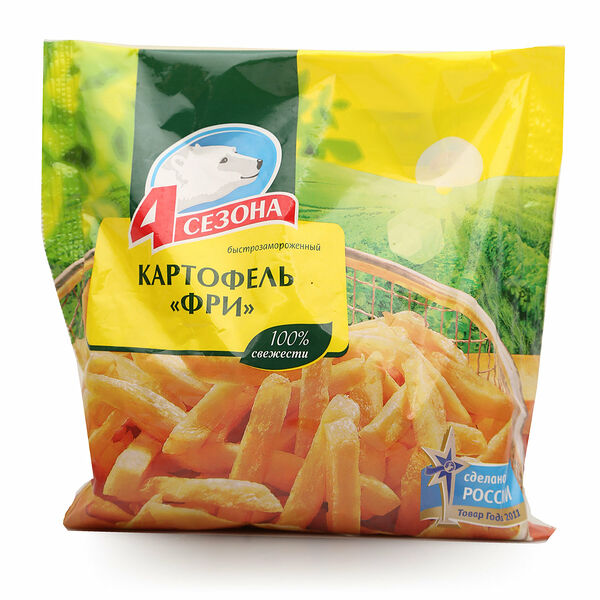 Картофель фри 4 сезона замороженный 450 г