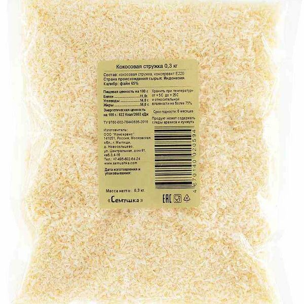 Кокосовая стружка Семушка
