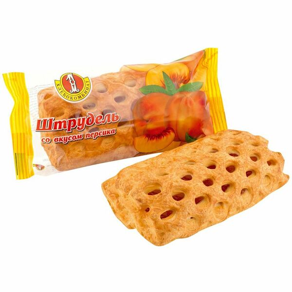Штрудель ХК ПЕРВЫЙ с персиковой начинкой