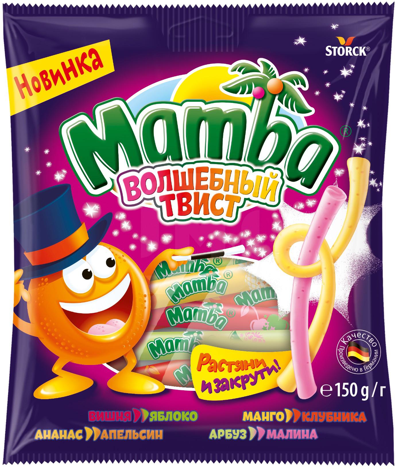 

Жевательные конфеты Mamba Волшебный твист